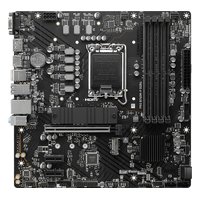Материнская плата MSI PRO B760M-P DDR4, mATX, 1xLGA1700, Intel B760, 4xDDR4 (до 128GB), 2xM.2, 4xSATA3, 1xPCIe 4.0 x16, HDMI/DP/VGA, 1x1GbE — фото 1
