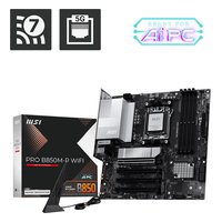 Материнская плата MSI PRO B850M-P WIFI, mATX, 1xAM5, AMD B850, 4xDDR5 (до 256GB), 3xM.2, 4xSATA3, 1xPCIe 5.0 x16, HDMI/DP, 1x5GbE, Wi-Fi 7 — фото 4
