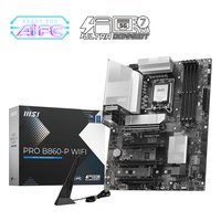 Материнская плата MSI PRO B860-P WIFI, ATX, 1xLGA1851, Intel B860, 4xDDR5 (до 256GB), 3xM.2, 4xSATA3, 1xPCIe 5.0 x16, HDMI/DP/Thunderbolt 4 Type-C, 1x5GbE, Wi-Fi 7 — фото 4