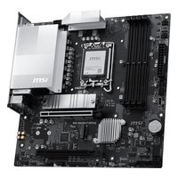 Материнская плата MSI PRO B860M-P WIFI6E, mATX, 1xLGA1851, Intel B860, 4xDDR5 (до 256GB), 2xM.2, 4xSATA3, 1xPCIe 5.0 x16, HDMI/DP/VGA, 1x2.5GbE, Wi-Fi 6E — фото 3