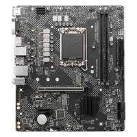 Материнская плата MSI PRO H610M-G DDR4, mATX, 1xLGA1700, Intel H610, 2xDDR4 (до 64GB), 1xM.2, 4xSATA3, 1xPCIe 4.0 x16, HDMI/VGA/DP, 1x1GbE — фото 1