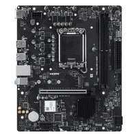 Материнская плата MSI PRO H610M-S WIFI, mATX, 1xLGA1700, Intel H610, 2xDDR5 (до 128GB), 1xM.2, 2xSATA3, 1xPCIe 4.0 x16, HDMI, 1x1GbE, Wi-Fi 6E — фото 1