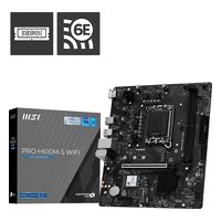 Материнская плата MSI PRO H610M-S WIFI, mATX, 1xLGA1700, Intel H610, 2xDDR5 (до 128GB), 1xM.2, 2xSATA3, 1xPCIe 4.0 x16, HDMI, 1x1GbE, Wi-Fi 6E — фото 4