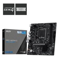 Материнская плата MSI PRO H610M-S, mATX, 1xLGA1700, Intel H610, 2xDDR5 (до 128GB), 1xM.2, 2xSATA3, 1xPCIe 4.0 x16, HDMI, 1x1GbE — фото 4