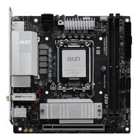 Материнская плата MSI PRO H810I WIFI, Mini-ITX, 1xLGA1851, Intel H810, 2xDDR5 (до 128GB), 1xM.2, 2xSATA3, 1xPCIe 5.0 x16, HDMI/DP, 1x2.5GbE, Wi-Fi 7 — фото 1