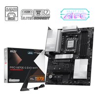 Материнская плата MSI PRO X870E-S EVO WIFI, ATX, 1xAM5, AMD X870E, 4xDDR5 (до 256GB), 3xM.2, 4xSATA3, 1xPCIe 5.0 x16, HDMI, 1x5GbE, Wi-Fi 7 — фото 4