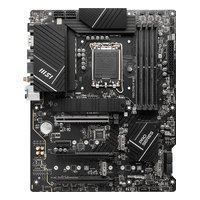 Материнская плата MSI PRO Z790-P WIFI, ATX, 1xLGA1700, Intel Z790, 4xDDR5 (до 256GB), 4xM.2, 6xSATA3, 1xPCIe 5.0 x16, HDMI/DP, 1x2.5GbE, Wi-Fi 6E — фото 1