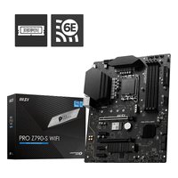 Материнская плата MSI PRO Z790-S WIFI, ATX, 1xLGA1700, Intel Z790, 4xDDR5 (до 256GB), 2xM.2, 4xSATA3, 1xPCIe 5.0 x16, HDMI/DP, 1x2.5GbE, Wi-Fi 6E — фото 4