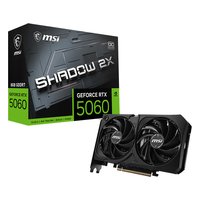 Видеокарта MSI GeForce RTX 5060 SHADOW 2X OC MAX 8GB GDDR7/128-bit, PCIe 5.0 x8, 1xHDMI+3xDP, 2 слота, 1x8-pin — фото 1