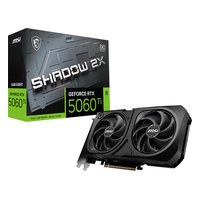 Видеокарта MSI GeForce RTX 5060 Ti SHADOW 2X OC PLUS 16GB GDDR7/128-bit, PCIe 5.0 x8, 1xHDMI+3xDP, 2,5 слота, 1x8-pin — фото 4