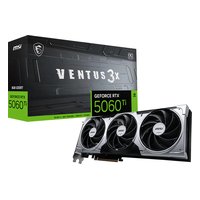 Видеокарта MSI GeForce RTX 5060 Ti VENTUS 3X OC 8GB GDDR7/128-bit, PCIe 5.0 x8, 1xHDMI+3xDP, 2,5 слота, 1x8-pin — фото 4