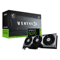 Видеокарта MSI GeForce RTX 5070 VENTUS 3X OC 12GB GDDR7/192-bit, PCIe 5.0, 1xHDMI+3xDP, 2,5 слота, 1x16-pin — фото 4