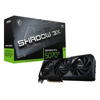 Видеокарта MSI GeForce RTX 5070 Ti SHADOW 3X OC 16GB GDDR7/256-bit, PCIe 5.0, 1xHDMI+3xDP, 2,5 слота, 1x16-pin — фото 4