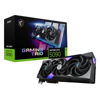 Видеокарта MSI GeForce RTX 5090 GAMING TRIO OC 32GB GDDR7/512-bit, PCIe 5.0, 1xHDMI+3xDP, 3,5 слота, 1x16-pin — фото 4