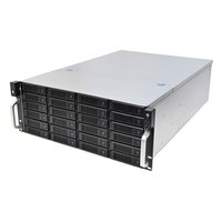 Корпус Negorack NR-H424, Rack 4U, E-ATX/SSI-CEB/ATX/mATX, 24× hot-swap 3,5", бэкплейн 6× SFF-8087, 7 слотов FH, глубина 650 мм, без БП (NR-H424-0) — фото 1