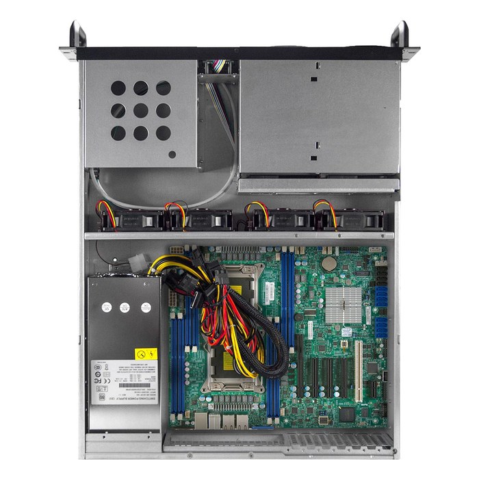 Корпус Negorack NR-R206, Rack 2U, SSI-CEB/ATX/mATX/Mini-ITX, 6× hot-swap 3,5", бэкплейн 6× SATA 7-pin, 7 слотов LP, глубина 550 мм, без БП