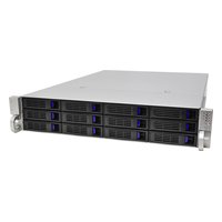 Корпус Negorack NR-R212, Rack 2U, E-ATX/SSI-CEB/ATX/mATX/Mini-ITX, 12× hot-swap 3,5", бэкплейн SATA: 12× SATA 7-pin; SAS: 3× SFF-8643 или 3× SFF-8087, 7 слотов LP, глубина 650 мм, без БП — фото 1