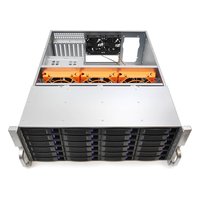 Корпус Negorack NR-R4024, Rack 4U, ATX/mATX/Mini-ITX, 24× hot-swap 3,5", бэкплейн 6× SFF-8643 или 6× SFF-8087, 7 слотов FH, глубина 550 мм, без БП — фото 4
