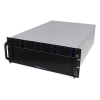 Корпус Negorack NR-R4109, Rack 4U, E-ATX/SSI-CEB/ATX/mATX, 8× hot-swap 3,5", 1× hot-swap 2,5", бэкплейн SATA: 8× SATA 7-pin; SAS: 2× SFF-8087 или 2× SFF-8643, 11 слотов FH, глубина 688 мм, без БП — фото 1