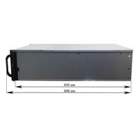 Корпус Negorack NR-R4109, Rack 4U, E-ATX/SSI-CEB/ATX/mATX, 8× hot-swap 3,5", 1× hot-swap 2,5", бэкплейн SATA: 8× SATA 7-pin; SAS: 2× SFF-8087 или 2× SFF-8643, 11 слотов FH, глубина 688 мм, без БП — фото 3