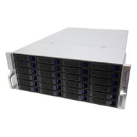 Корпус Negorack NR-R424v1, Rack 4U, E-ATX/SSI-CEB/ATX/mATX/Mini-ITX, 24× hot-swap 3,5", бэкплейн 6× SFF-8087, 7 слотов FH, глубина 680 мм, без БП — фото 2