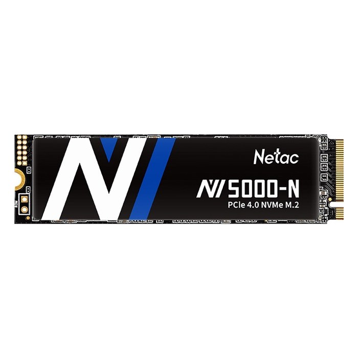 SSD 500GB Netac NV5000-N, NVMe M.2 2280 PCIe 4.0 x4 (R4800/W2700MB/s) (320 TBW) (NT01NV5000N-500-E4X)