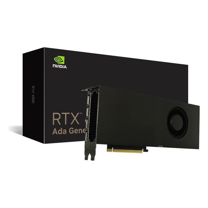 Видеокарта NVIDIA RTX 4500 Ada Generation 24GB GDDR6/192-bit, PCIe 4.0, 4xDP, 2 слота, 1x16-pin (900-5G132-2260-000)