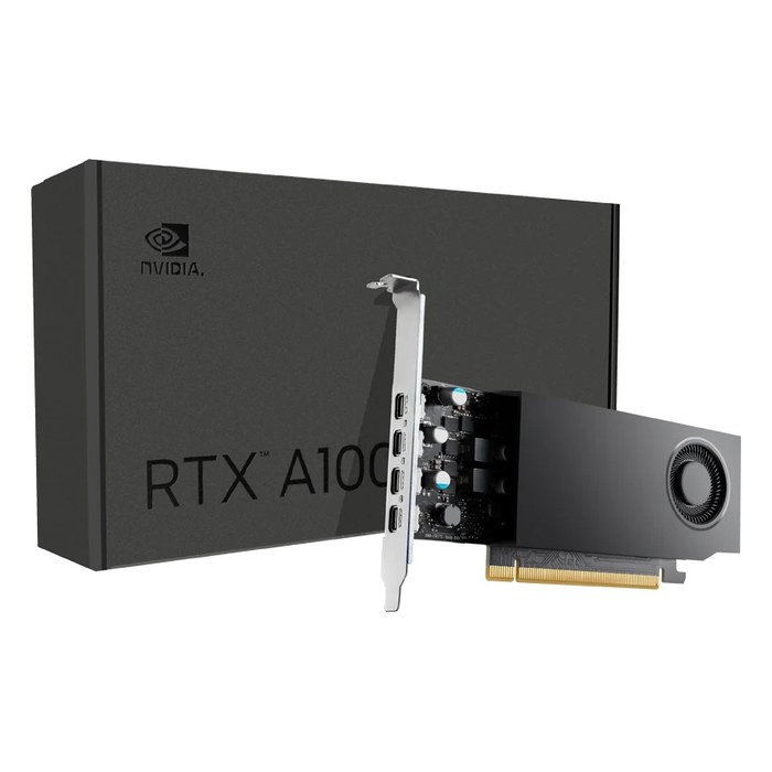 Видеокарта NVIDIA RTX A1000 8GB GDDR6/128-bit, PCIe 4.0 x8, 4xmini-DP, 1 слот, низкопрофильная, без доп. питания (900-5G172-2280-000)