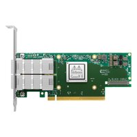 Сетевая карта InfiniBand/Ethernet NVIDIA MCX653106A-HDAT, 2× QSFP56 200 GbE, NVIDIA ConnectX-6, PCIe 4.0 x16, LP (FH-планка в комплекте) (MCX653106A-HDAT) — фото 1