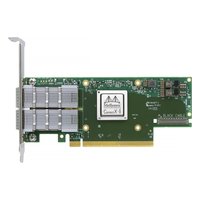 Сетевая карта InfiniBand/Ethernet NVIDIA MCX653106A-HDAT, 2× QSFP56 200 GbE, NVIDIA ConnectX-6, PCIe 4.0 x16, LP (FH-планка в комплекте) (MCX653106A-HDAT) — фото 2