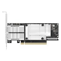 Сетевая карта InfiniBand/Ethernet NVIDIA MCX755106AS-HEAT, 2× QSFP112 200 GbE, NVIDIA ConnectX-7, PCIe 5.0 x16, LP (FH-планка в комплекте) (MCX755106AS-HEAT) — фото 1