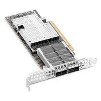 Сетевая карта InfiniBand/Ethernet NVIDIA MCX755106AS-HEAT, 2× QSFP112 200 GbE, NVIDIA ConnectX-7, PCIe 5.0 x16, LP (FH-планка в комплекте) (MCX755106AS-HEAT) — фото 4