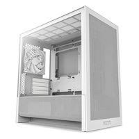 Корпус NZXT H3 Flow, Midi Tower, mATX/Mini-ITX, без БП, стекло, белый (CC-H31FW-01) — фото 2