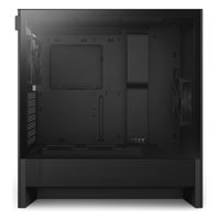 Корпус NZXT H5 Flow, Midi Tower, E-ATX/ATX/mATX/Mini-ITX, без БП, стекло, чёрный (CC-H52FB-01) — фото 2