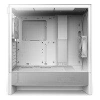 Корпус NZXT H5 Flow, Midi Tower, E-ATX/ATX/mATX/Mini-ITX, без БП, стекло, белый (CC-H52FW-01) — фото 2