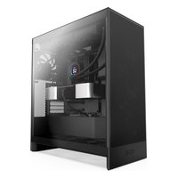 Корпус NZXT H7 Flow, Midi Tower, E-ATX/ATX/mATX/Mini-ITX, без БП, стекло, чёрный (CM-H72FB-01) — фото 1