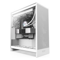 Корпус NZXT H7 Flow, Midi Tower, E-ATX/ATX/mATX/Mini-ITX, без БП, стекло, белый (CM-H72FW-01) — фото 1
