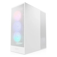 Корпус NZXT H7 Flow RGB, Midi Tower, E-ATX/ATX/mATX/Mini-ITX, без БП, стекло, белый (CM-H72FW-R1) — фото 3