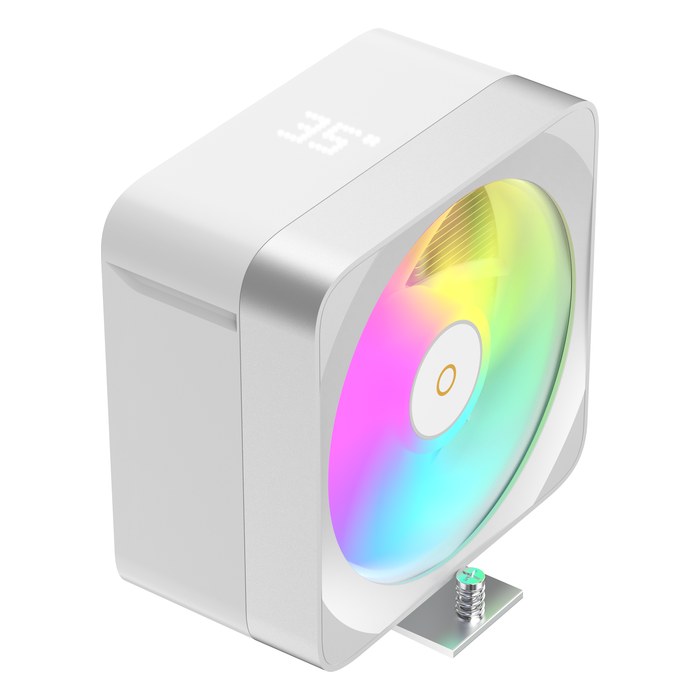 Кулер для процессора Ocypus Delta A40 EX WH Digital, до 200W, LGA1851/1700/1200/115x, AM5/AM4 (Delta-A40-WH1NAWD00E-GL)