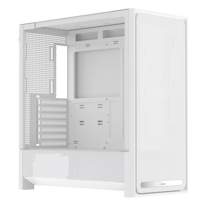 Корпус Ocypus Delta C70 WH, Midi Tower, E-ATX/ATX/mATX/Mini-ITX, без БП, стекло, белый (Delta-C70-WHG000XX-GL)