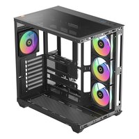 Корпус Ocypus Gamma C74 BK ARGB, Midi Tower, ATX/mATX/Mini-ITX, без БП, стекло, чёрный (Gamma-C74-BKD400XX-GL) — фото 5