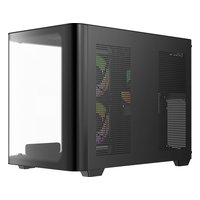 Корпус Ocypus Iota C50 Curve BK ARGB, Midi Tower, mATX/Mini-ITX, без БП, стекло, чёрный (Iota-C50-BKD300CD-GL) — фото 3