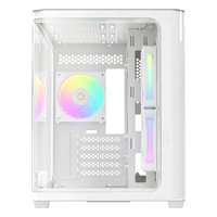 Корпус Ocypus Iota C50 Curve WH ARGB, Midi Tower, mATX/Mini-ITX, без БП, стекло, белый (Iota-C50-WHD300CD-GL) — фото 2