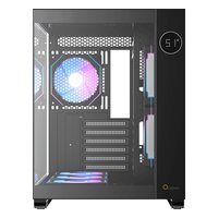 Корпус Ocypus Iota C70 BK ARGB, Midi Tower, ATX/mATX/Mini-ITX, без БП, стекло, чёрный (Iota-C70-BKD600XX-GL) — фото 2