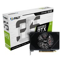 Видеокарта Palit GeForce RTX 3050 StormX 6GB GDDR6/96-bit, PCIe 4.0, 1xDVI-D+1xHDMI+1xDP, 2 слота, без доп. питания (NE63050018JE-1072F) — фото 4