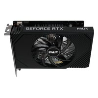 Видеокарта Palit GeForce RTX 3050 StormX OC 6GB GDDR6/96-bit, PCIe 4.0, 1xDVI-D+1xHDMI+1xDP, 2 слота, без доп. питания (NE63050S18JE-1072F) — фото 2