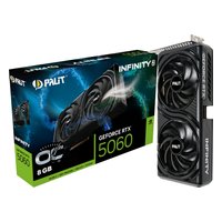 Видеокарта Palit GeForce RTX 5060 Infinity 2 OC 8GB GDDR7/128-bit, PCIe 5.0, 1xHDMI+3xDP, 2 слота, 1x8-pin (NE75060V19P1-GB2063L) — фото 5