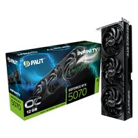 Видеокарта Palit GeForce RTX 5070 Infinity 3 OC 12GB GDDR7/192-bit, PCIe 5.0, 1xHDMI+3xDP, 2,5 слота, 1x16-pin (NE75070S19K9-GB2050S) — фото 5