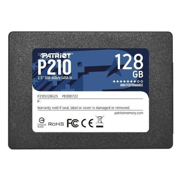 Patriot P210S128G25 — SSD 128GB P210, SATA 2.5" (R450/W430MB/s) (60 TBW)