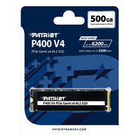 SSD 500GB Patriot P400 V4, NVMe M.2 2280 PCIe 4.0 x4 (R5000/W3000MB/s) (160 TBW) (P400VP500GM28H) — фото 4